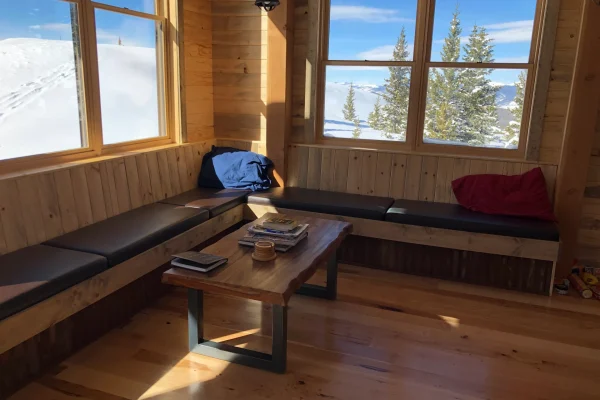 Summit Huts Sisters Cabin Main Room Hang Out