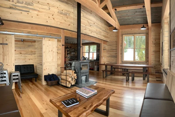 Summit Huts Sisters Cabin Main Room Hang Out