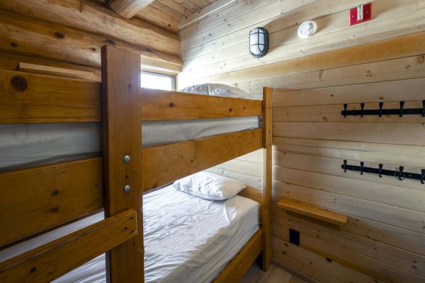 Summit Huts Francies Cabin Bedroom Bunkbeds