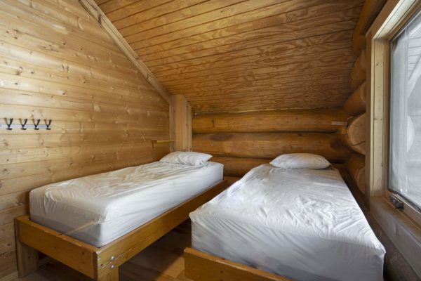 Summit Huts Francies Cabin Bedroom Twin Beds