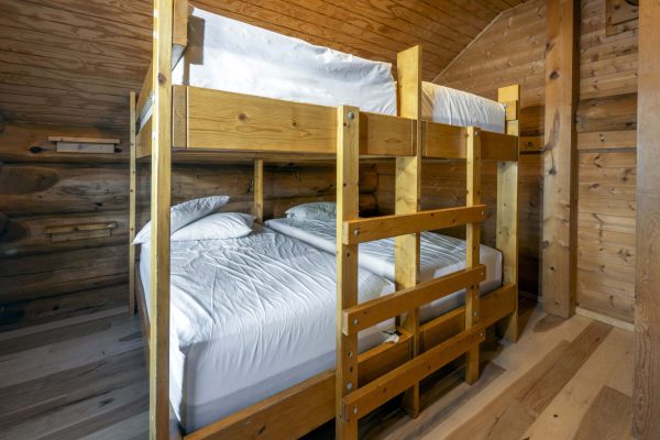 Summit Huts Francies Cabin Bedroom Bunk Beds