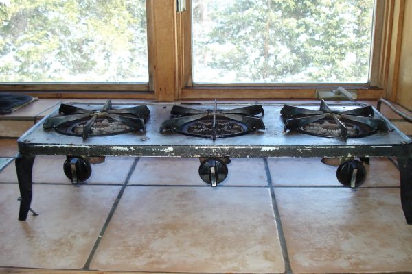 Summit Huts Janets Cabin Inside Stove