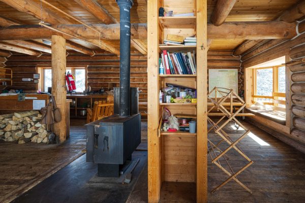 Summit Huts Janets Cabin Inside Living Area